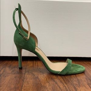 Green Strappy Pumps